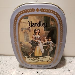 Yardley soap tin from England.